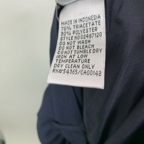 Nygard Women Pant Size 24 Blue Lined Pleated Front - Picture 9 of 9